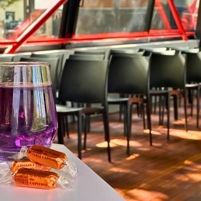 Verre de violette