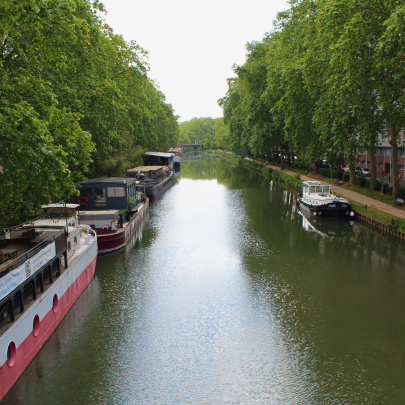 Promenade en bateau sur le Canal du Midi à Toulouse